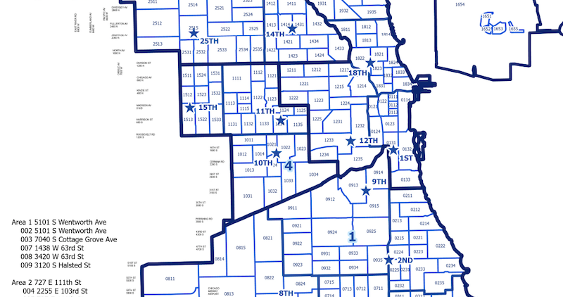 Police district map